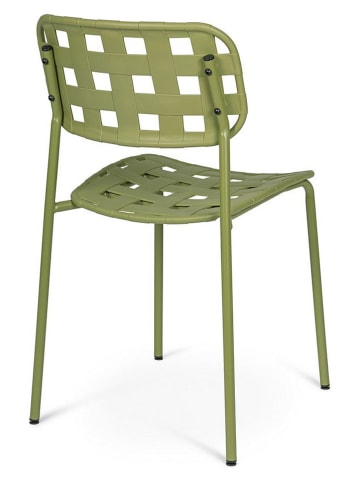 Bizzotto Gartenstuhl "Clover" in Grün - (B)52 x (H)80 x (T)40 cm