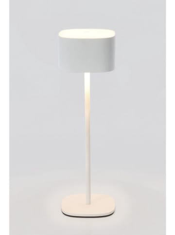 Bizzotto LED-Tischleuchte "Naimi" in Weiß - (H)26 x Ø 8 cm