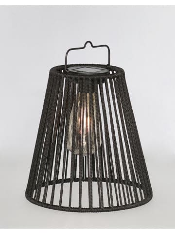 Bizzotto Lampa solarna "Nikhita" w kolorze czarnym - wys. 26,5 x Ø 21,5 cm