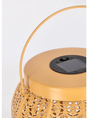 Bizzotto Solarlamp "Samir" geel - (H)20 x Ø 20 cm