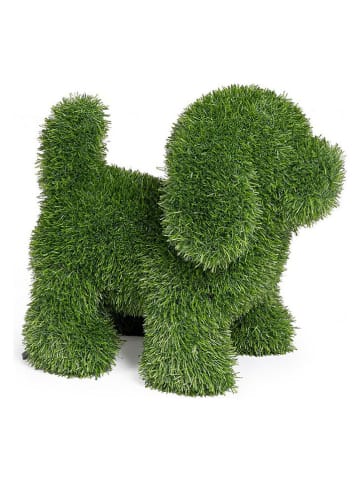 Bizzotto Dekofigur "Dog" in Grün - (B)35 x (H)33 x (T)22 cm 