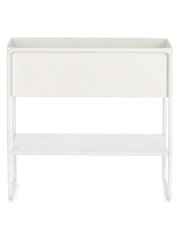 Bizzotto Pflanztisch "Madelyn" in Weiß - (B)45 x (H)44 x (T)18 cm