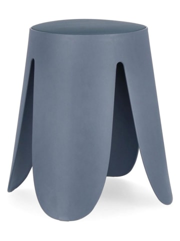 Bizzotto Hocker "Imogen" w kolorze granatowym - wys. 47 x Ø 37 cm