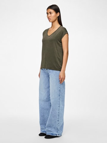 Pieces Shirt "Billo" in Grün