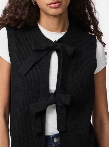 Pieces Strickweste "Pcsilly" in Schwarz