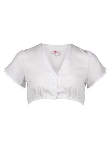 Turi Landhaus Bluzka "Tessa" w kolorze białym