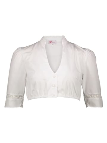 Turi Landhaus Dirndlbluse "Colette" in Weiß