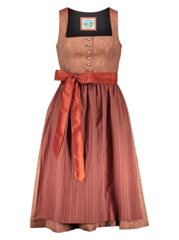 Turi Landhaus Dirndl in Rotbraun