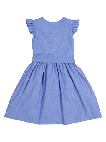 Turi Landhaus Dirndl "Eva" in Hellblau/ Rosa