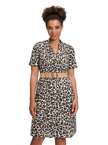 Vera Mont Kleid in Creme/ Hellbraun