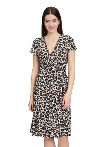 Vera Mont Kleid in Creme/ Hellbraun