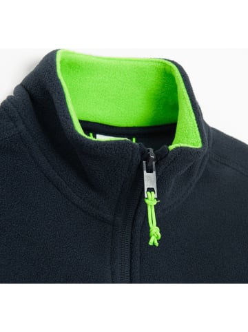 COOL CLUB Fleecejacke in Dunkelblau/ Grün