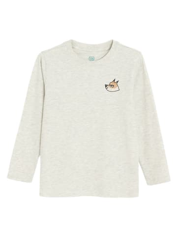 COOL CLUB 3-delige set: longsleeves beige/turquoise