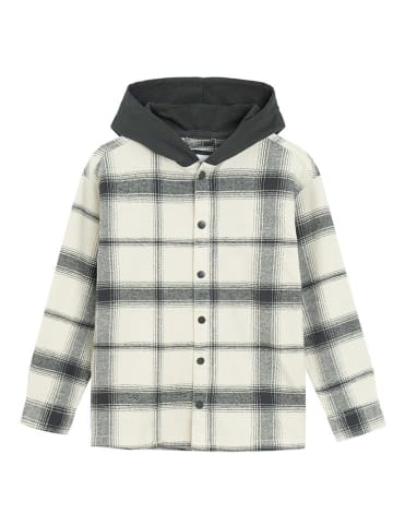 COOL CLUB Blouse crème/antraciet