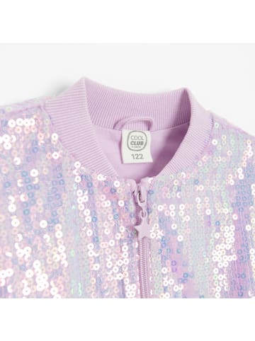 COOL CLUB Sweatjacke in Lila