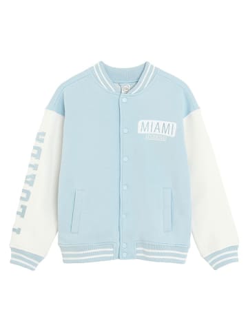 COOL CLUB Sweatvest lichtblauw/wit