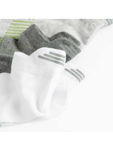 COOL CLUB 3-delige set: sokken wit/grijs
