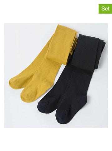 COOL CLUB 2-delige set: panty's geel/zwart