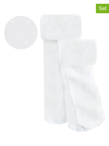 COOL CLUB 2er-Set: Strumpfhosen in Weiß