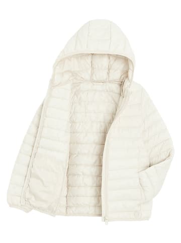 COOL CLUB Doorgestikte jas beige