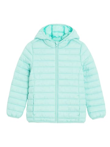COOL CLUB Doorgestikte jas turquoise