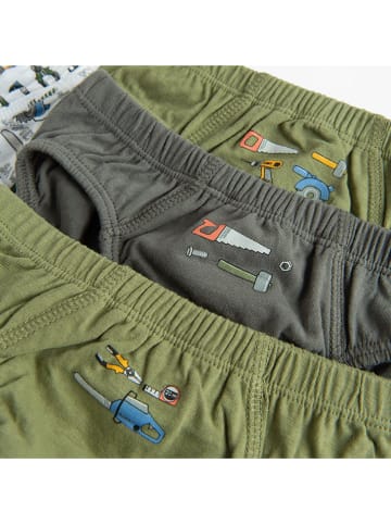 COOL CLUB 7er-Set: Slips in Weiß/ Khaki