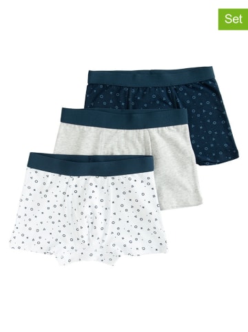 COOL CLUB 3er-Set: Boxershorts in Weiß/ Dunkelblau