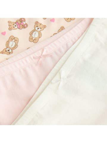 COOL CLUB 3er-Set: Pantys in Creme/ Rosa