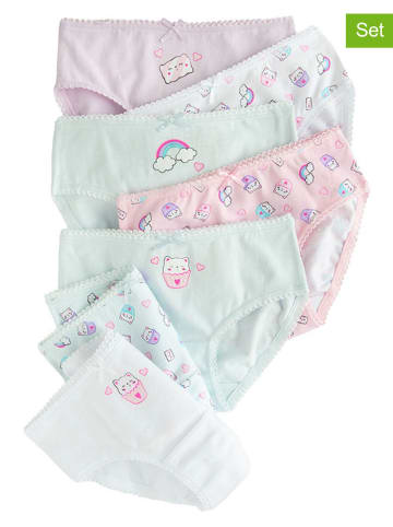 COOL CLUB 7er-Set: Slips in Rosa/ Türkis