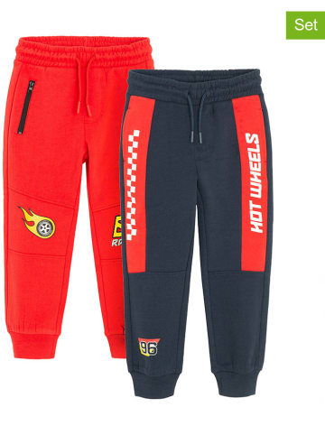 COOL CLUB 2-delige set: sweatbroeken rood/donkerblauw
