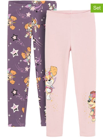 COOL CLUB 2er-Set: Leggings in Rosa/ Lila