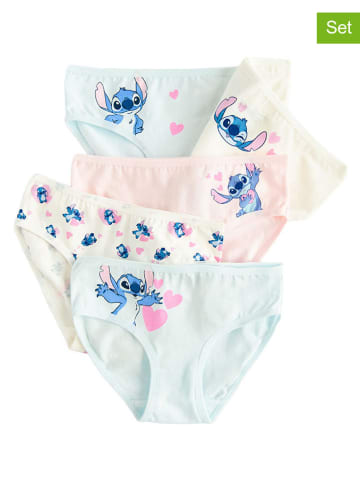 COOL CLUB 5er-Set: Slips in Hellblau/ Creme/ Rosa