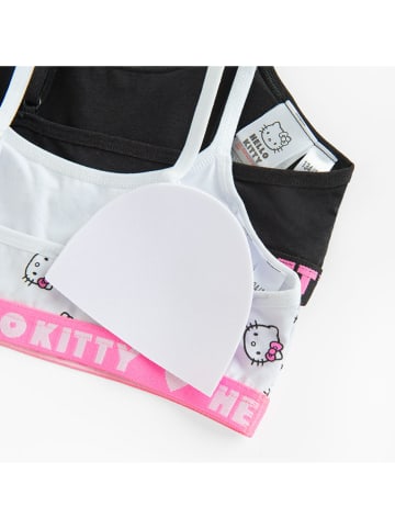 COOL CLUB 2-delige set: sportbeha's wit/zwart