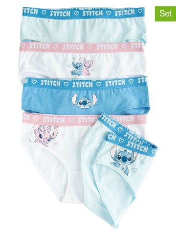 COOL CLUB Majtki (5 par) w kolorze błękitno-białym