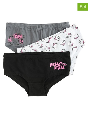 COOL CLUB 3er-Set: Slips in Schwarz/ Weiß/ Grau