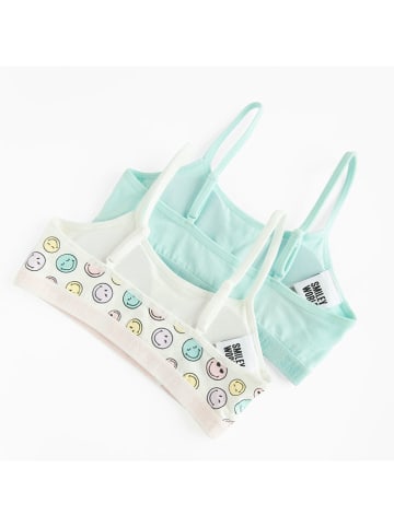 COOL CLUB 2-delige set: sportbeha's turquoise/wit