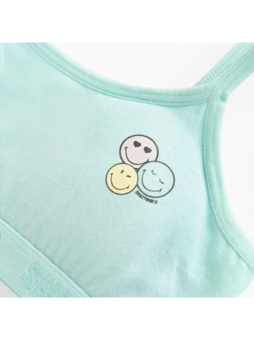 COOL CLUB 2er-Set: Sport-BHs in Türkis/ Weiß