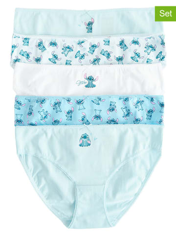 COOL CLUB 5-delige set: slips lichtblauw/wit
