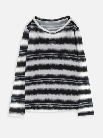 Coccodrillo Longsleeve in Schwarz/ Weiß