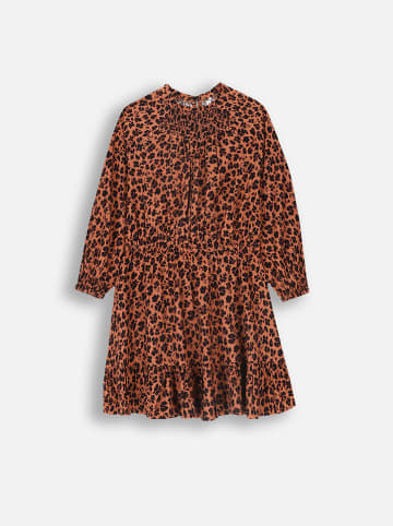 Coccodrillo Kleid in Hellbraun/ Schwarz