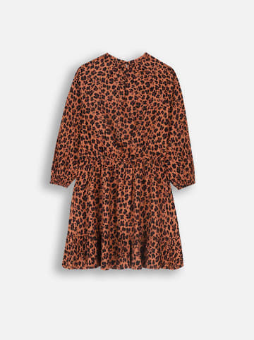 Coccodrillo Kleid in Hellbraun/ Schwarz