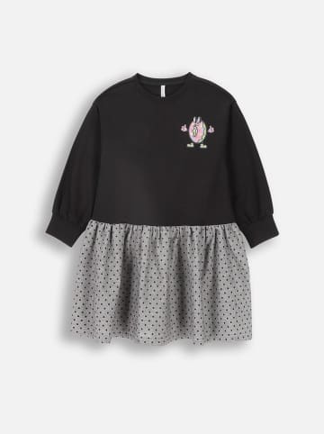 Coccodrillo Kleid in Schwarz/ Grau