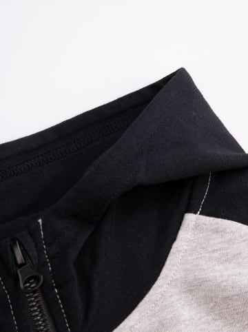 Coccodrillo Hoodie in Schwarz/ Grau/ Blau