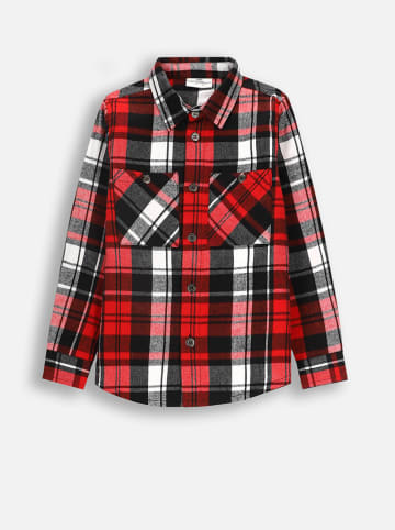 Coccodrillo Hemd in Rot/ Schwarz/ Weiß