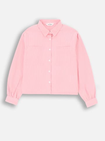 Coccodrillo Bluse in Rosa/ Weiß