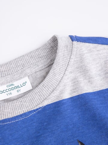 Coccodrillo Sweatshirt in Grau/ Blau