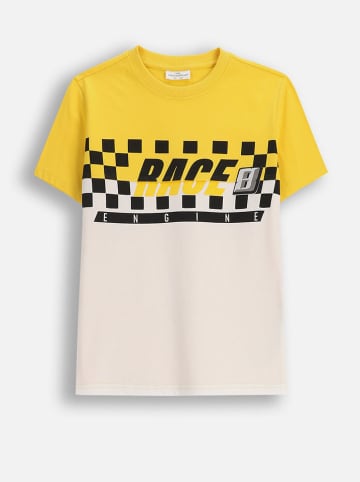 Coccodrillo Shirt in Gelb/ Creme