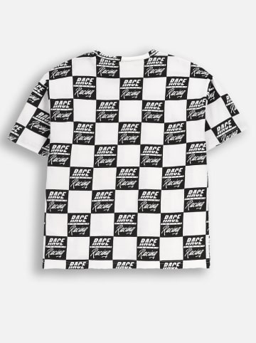 Coccodrillo Shirt in Weiß/ Schwarz