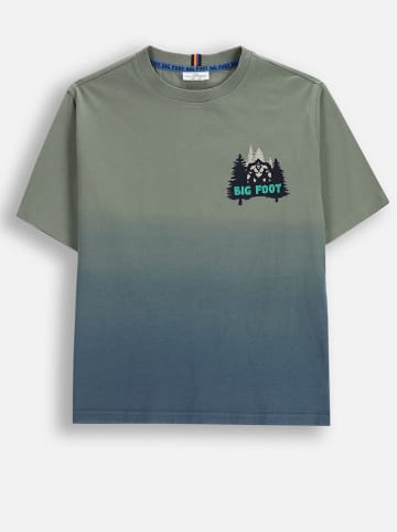 Coccodrillo Shirt in Khaki/ Blau