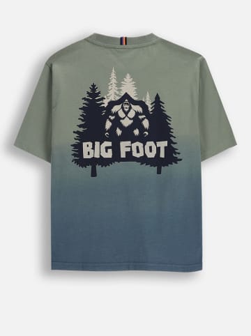 Coccodrillo Shirt in Khaki/ Blau